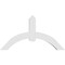 Ekena Millwork Archdale Architectural Grade PVC Gable Bracket, 60"W x 32 1/2"H x 6"D x 6"F, 13/12 Pitch GBP060X33X0606ARC00 - alternate 2